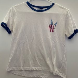 T Bar x Cotton On Peace Sign T Shirt